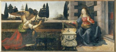 The Annunciation by Leonardo da Vinci